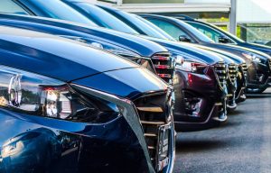 Auswahl an Verkaufsautos nach Kreditaufnahme